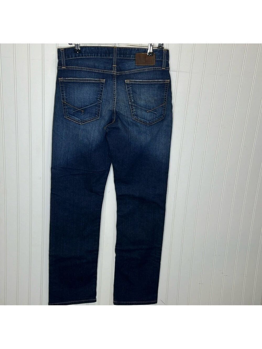 BKE Jake Straight Dark Wash Stretch Jeans Size 32L - Picture 6 of 14